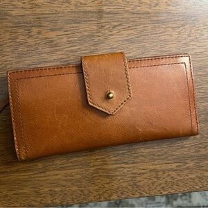 Madewell Post Wallet 100% Leather